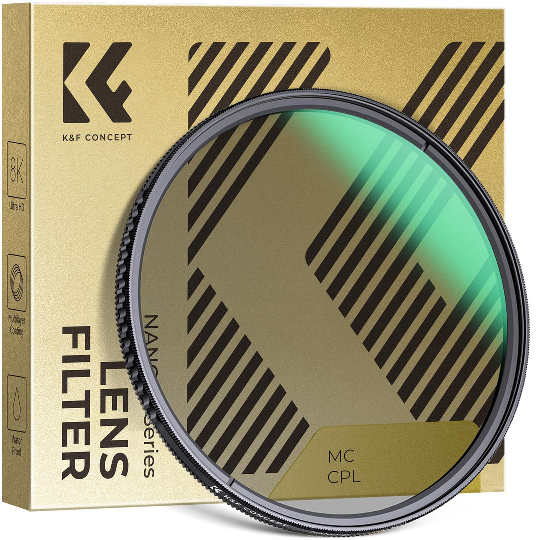 K&F Concept D-Serie 95mm Slim Zirkularer Polfilter Polarisationsfilter CPL Filter Cirkular Polfilter