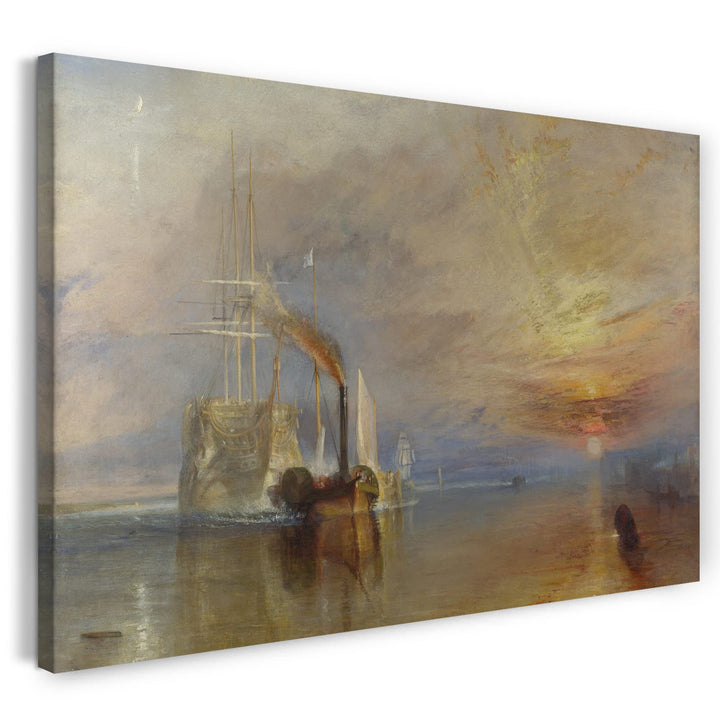 Printed Paintings Leinwand (80x60cm): William Turner - The Fighting Temeraire 80x60 cm, 80x60 cm
