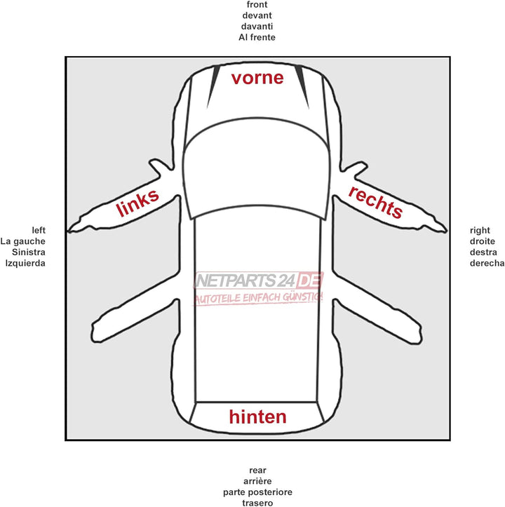 Johns, Scheinwerfer passend für Mercedes 638 Vito 02/96-07/03 links + Leuchtmittel