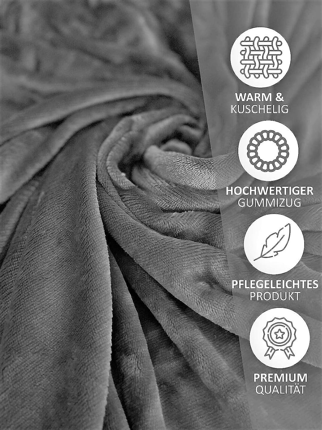 Leonado Vicenti Winter Spannbettlaken Cashmere Touch Plüsch Super Soft Weich Teddy Nicki Fleece Kusc