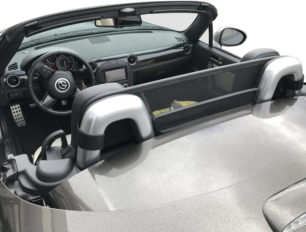 Aperta Windschott passend für Mazda MX-5 NC 100% Passgenau OEM Qualität Schwarz Windstop Windabweise