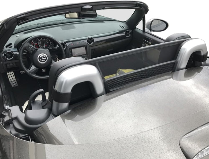Aperta Windschott passend für Mazda MX-5 NC 100% Passgenau OEM Qualität Schwarz Windstop Windabweise