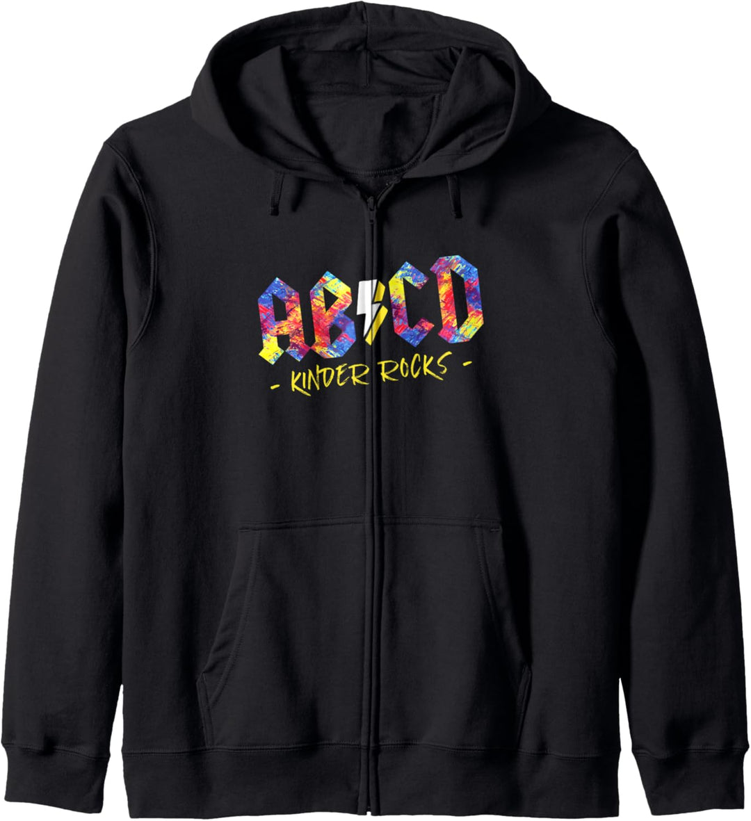 ABCD Kinder Rocks Kindergarten Elementary School Teacher Kapuzenjacke