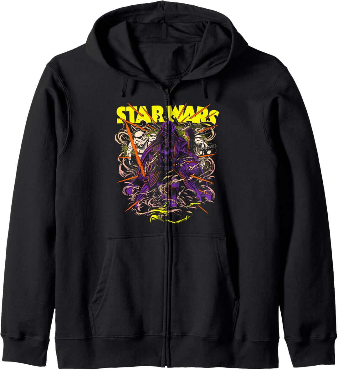 Star Wars Darth Vader Comic Book Style Portrait Kapuzenjacke