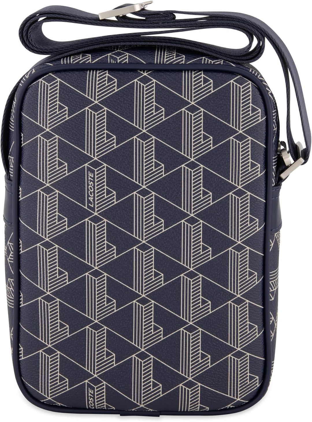 Lacoste Herren Beuteltasche VERTICAL CAMERA BAG Dunkelblau/Weiss (M83) Einheitsgrösse, Dunkelblau/We