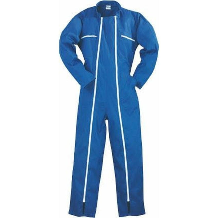 Arbeitsoverall 2 Reissverschlüsse Polybaumwolle blau 245 g/m2 S
