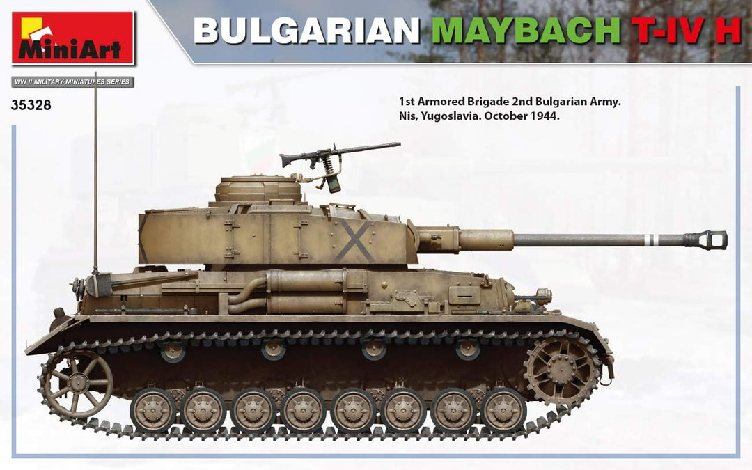 Miniart MIN35328 Bulgarischer Maybach T-IV H im Massstab 1:35 Plastikmodellbausatz, verschieden