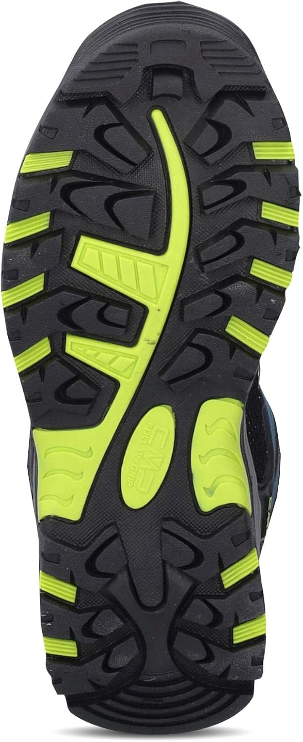CMP Kids Rigel Mid Trekking Wp Walking Shoe, Deep Lake-Acido, 35 EU