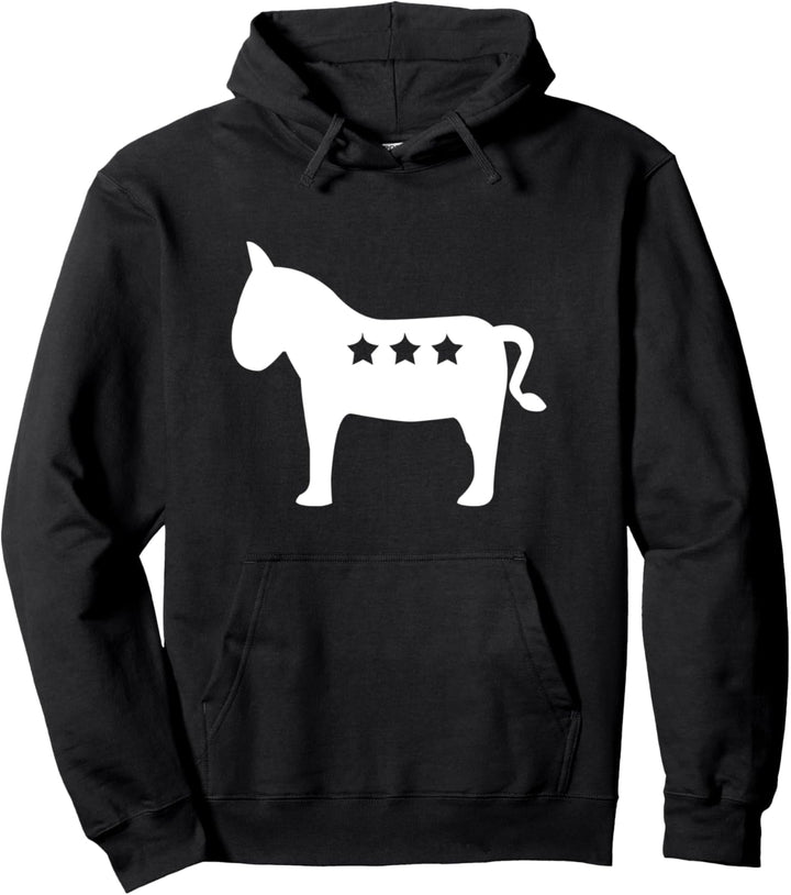 Demokrat Esel Maskottchen Symbol Liberale Linke Geschenk Pullover Hoodie