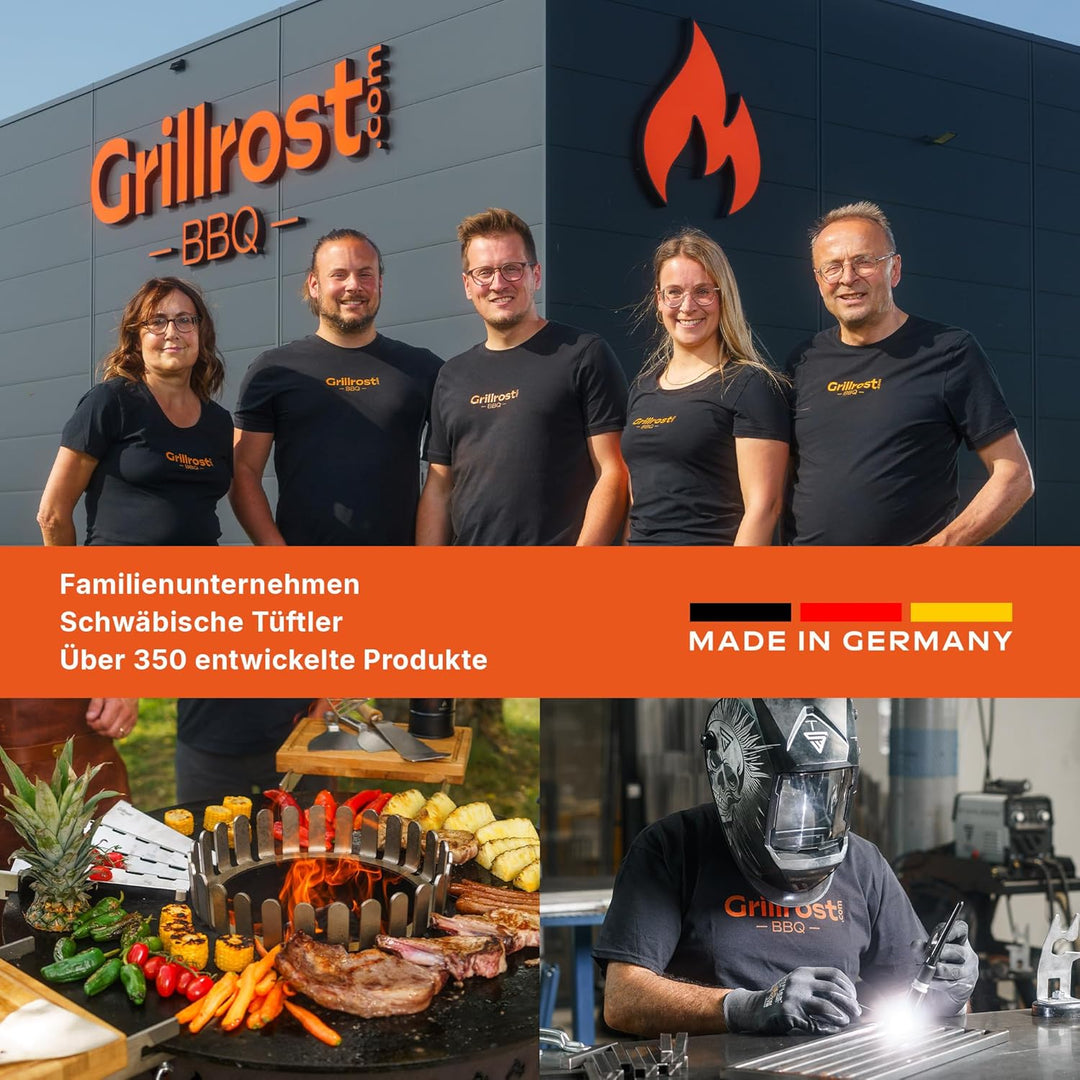 Grillrost.com Das Original Edelstahl Warmhalterost Multi-Station - f. Napoleon Mirage, Prestige, LEX
