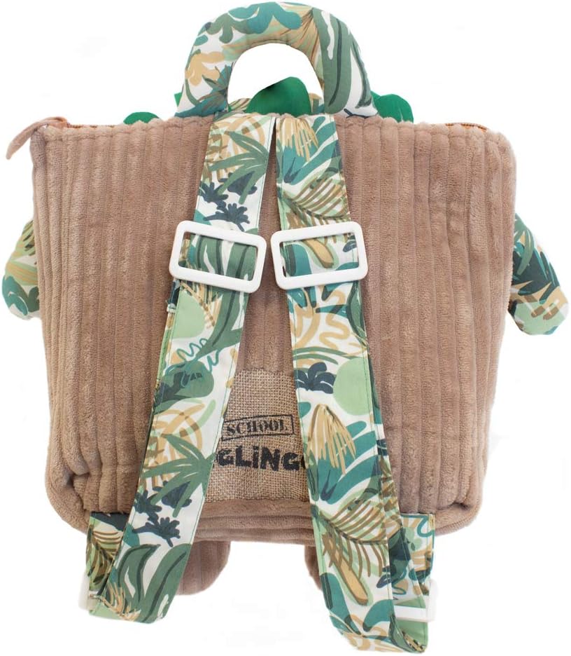 Les Déglingos® Deglingos Corduroy Rucksack Jelekros - Löwe