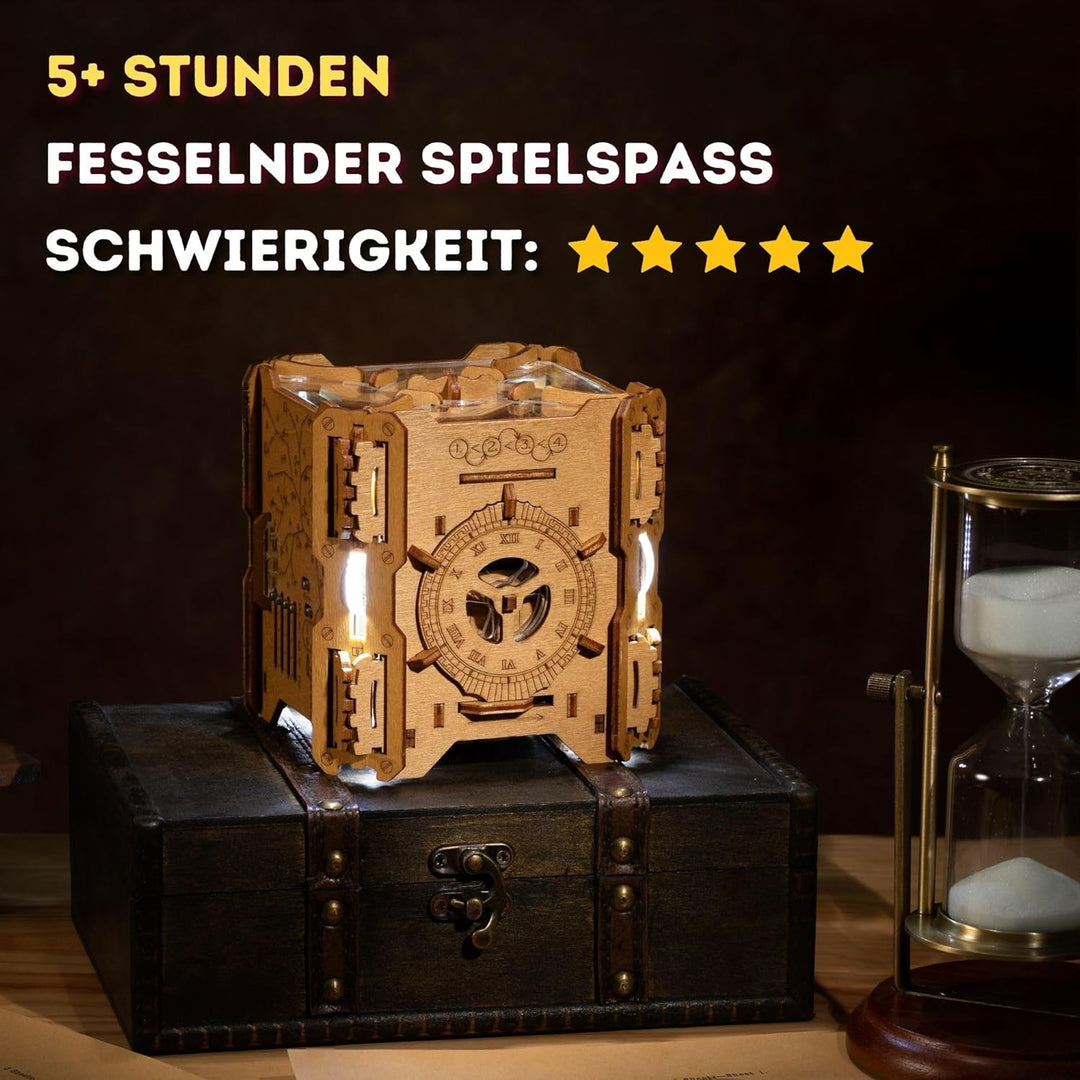PUZZLE POTATO Tesla Puzzle Box - Escape Room Spiel mit Elektronischen Rätseln - Puzzlebox - Knobelsp