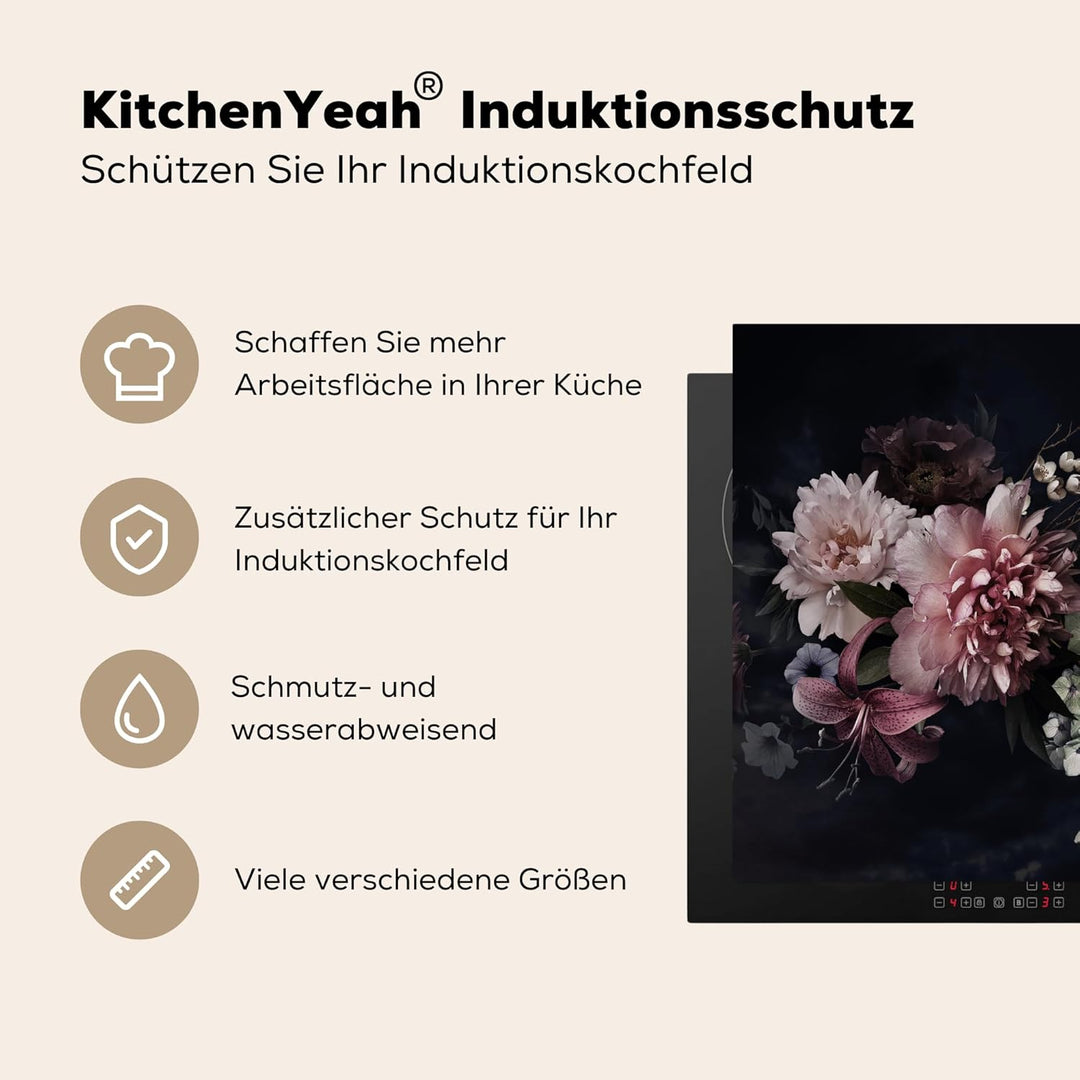 KitchenYeah© Herdabdeckplatte Einteilig Herdabdeckung Abdeckplatte für Ceranfeld Abdeckung Induktion