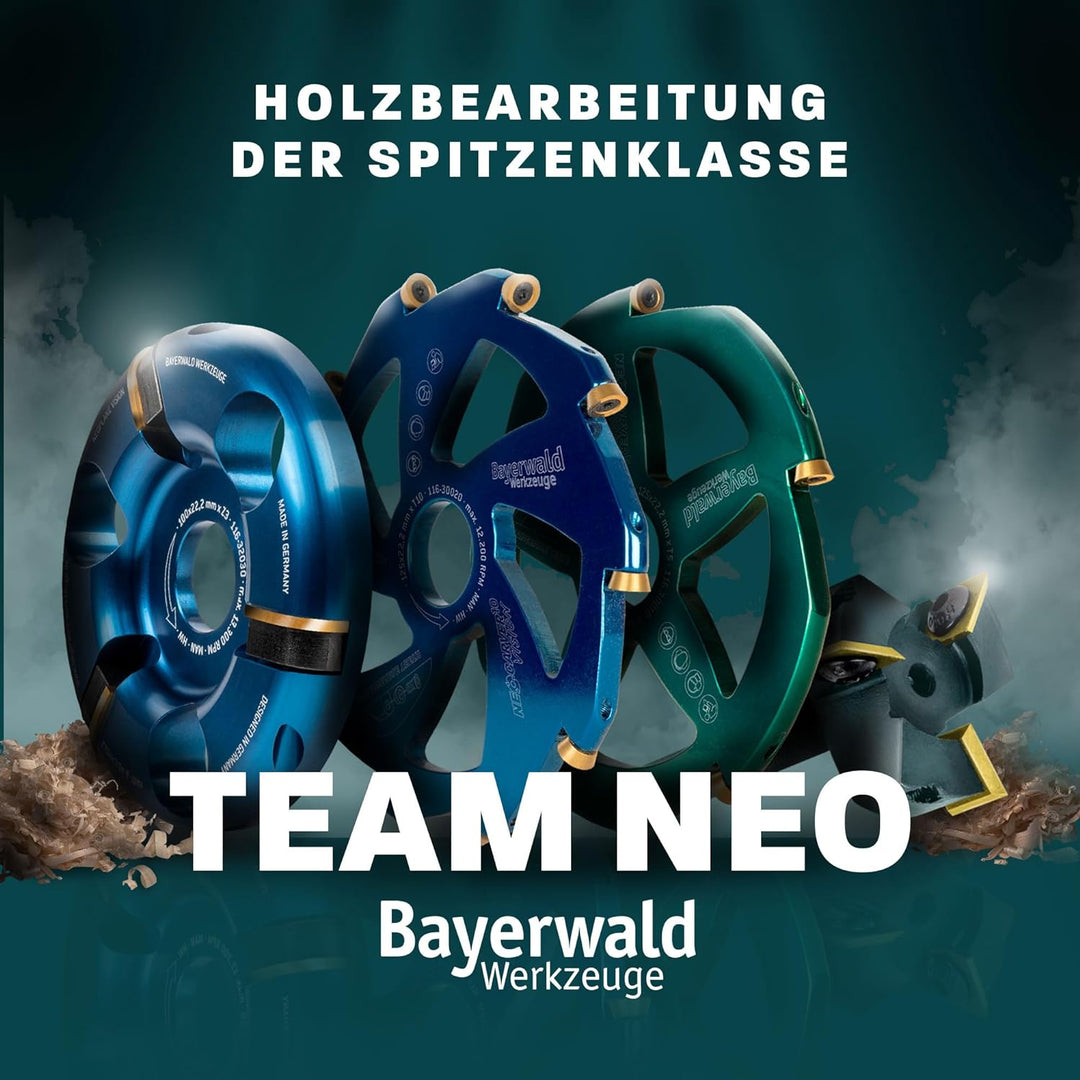 Bayerwald NeoTwister Planfräser - 10x Ersatzmesser Ersatzmesser für NeoTwister (10x), Ersatzmesser f