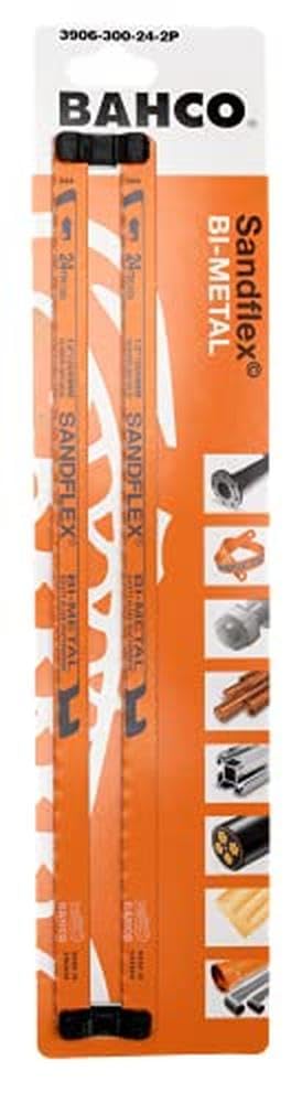 Bahco 3906-300-32-2P Bimetall-Handsägeblatt "Sandflex" 32 ZpZ, 300 mm, 2 Stück