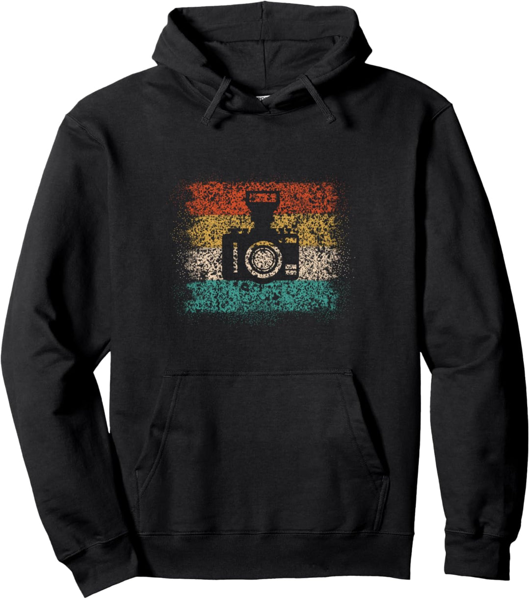 Streifen im Vintage-Stil Pullover Hoodie