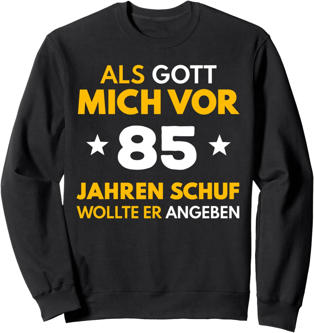 85. Geburtstag Mann Frau 85 Jahre 1939 Deko Lustig Geschenk Sweatshirt