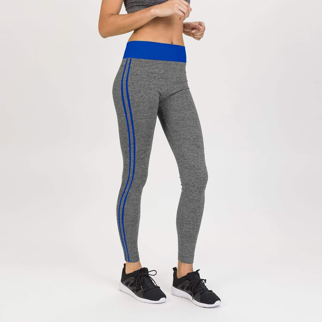 Damen Amincissant Leggings FR : Einheitsgrösse (Taille Fabricant : L/XL) Blau, FR : Einheitsgrösse (