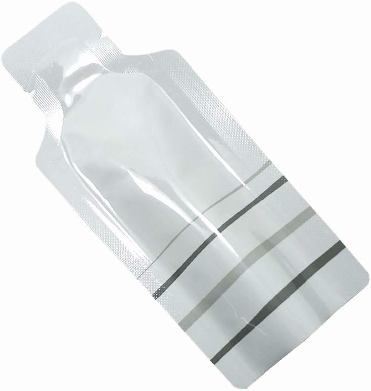 100 Stück Flasche Geformt Open Top Vakuum Versiegelbare Mylar Beutel Wärmeversiegelbare Flache Alumi