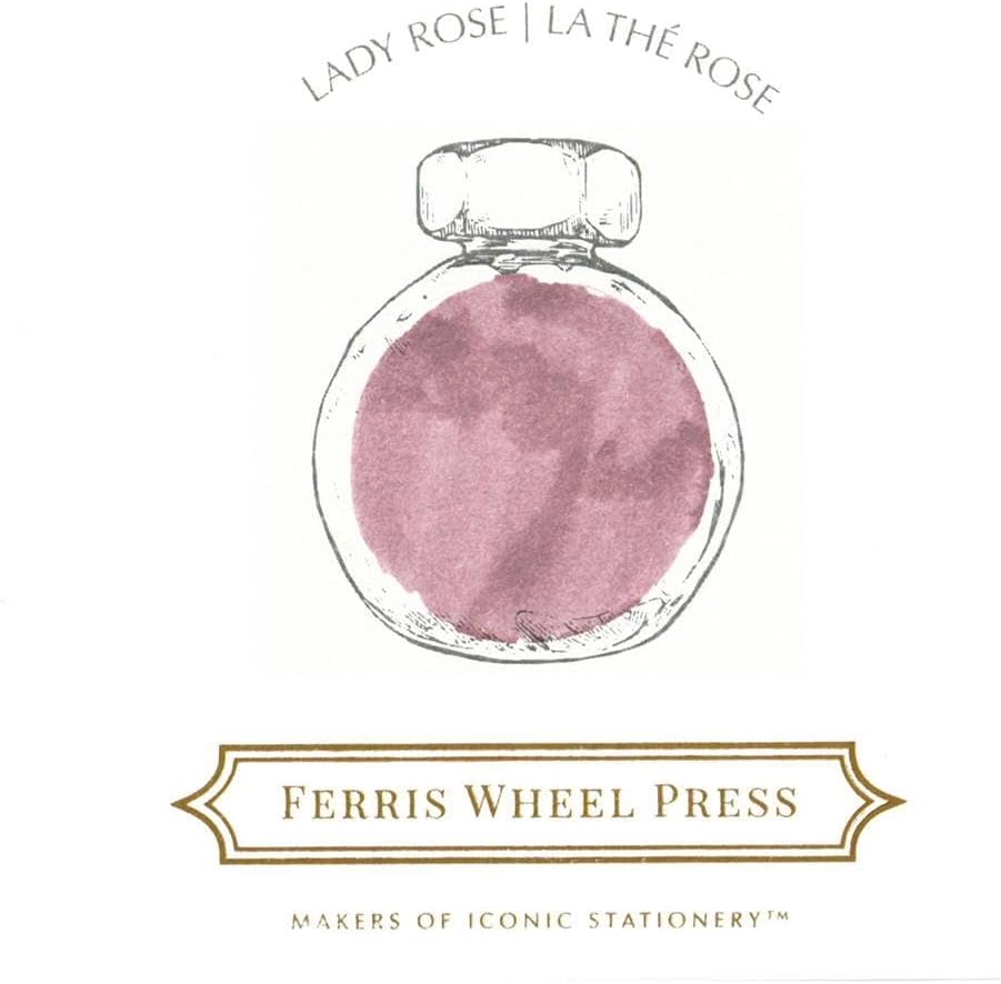 Ferris Wheel Press Fountain Pen Ink | Everyday Ink Collection | Muted Pink | 38ml Muted Pink 38 ml,
