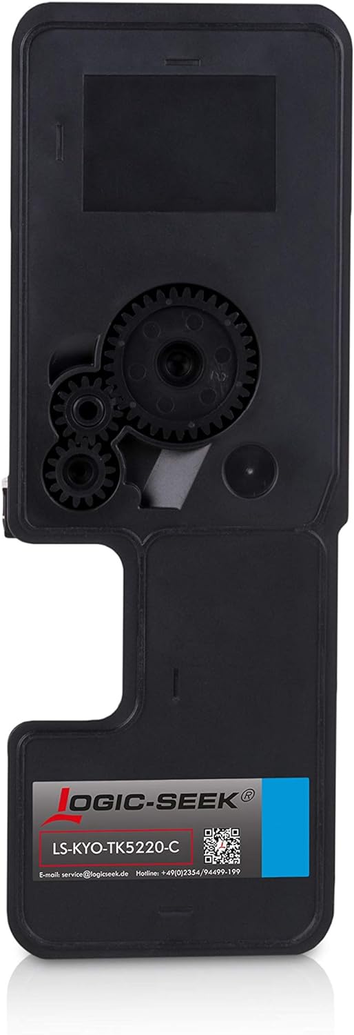 Logic-Seek 4 Toner kompatibel mit Kyocera TK-5220 für Ecosys P5021cdn P5021cdw M5521cdn M5521cdw