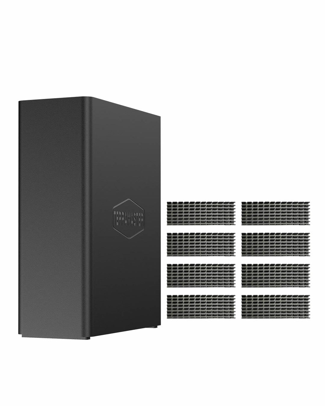 TERRAMASTER F8 SSD Plus NAS - 8Bay All SSD NAS Storage Core i3 8-Core 8-Thread CPU, 16GB DDR5 RAM, 1
