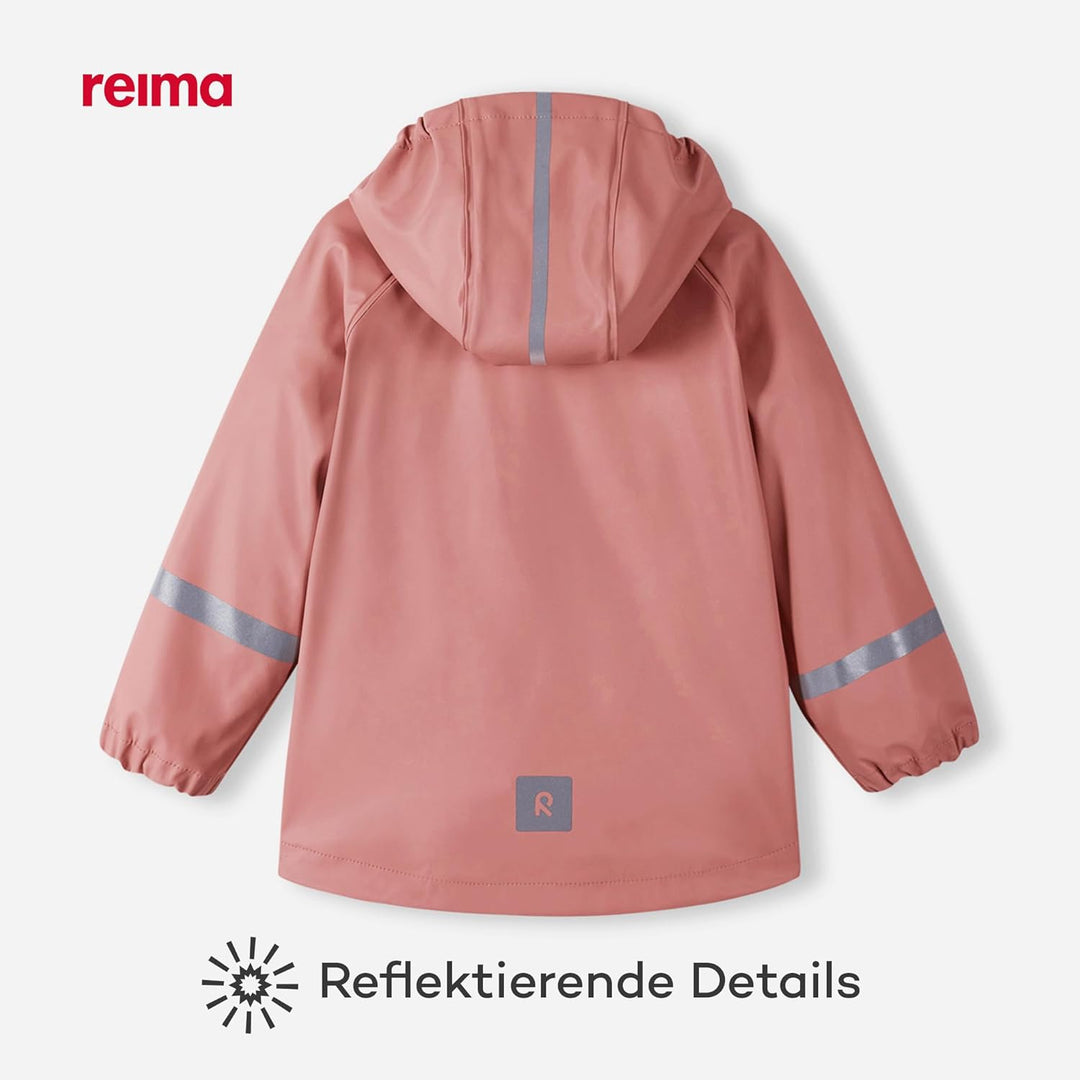 Reima - Lampi Regenjacke für Kinder Wasserdicht - Jacke für Jungen und Mädchen, Reissverschluss vorn