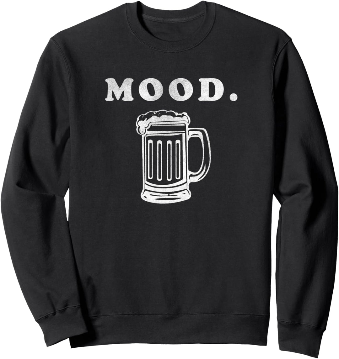 Fifth Sun Mood Text Beer Mug Sweatshirt