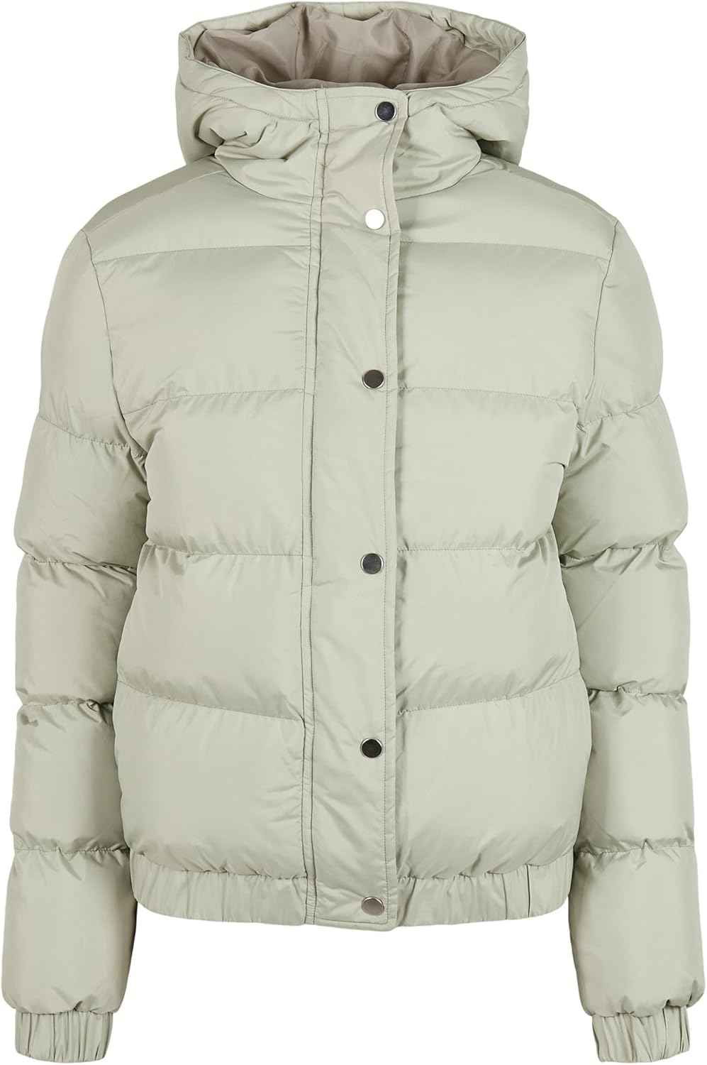 Urban Classics Damen Ladies Hooded Puffer Jacket Jacke XL softsalvia, XL softsalvia