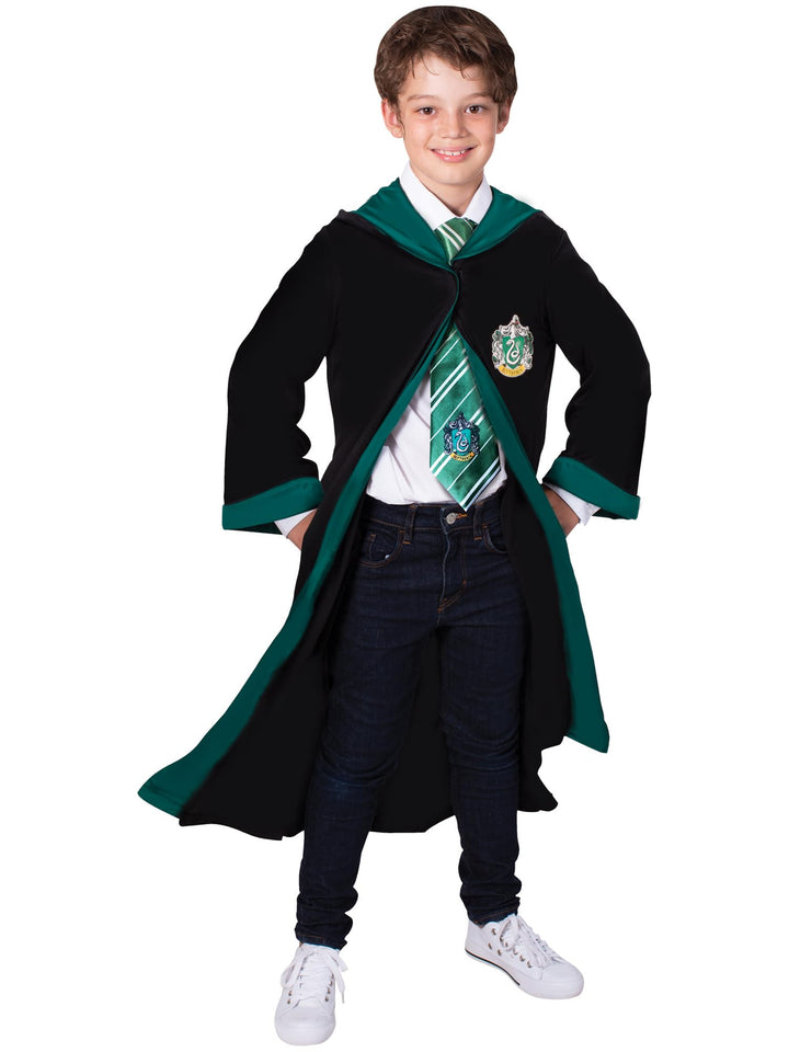 Rubies Harry Potter offizielles Slytherin-Kleid – Kostüm für Kinder – 11 – 14 Jahre – schwarzes Klei