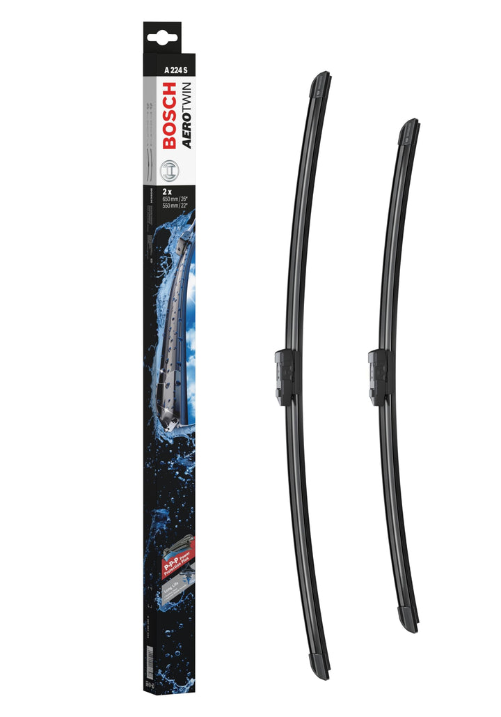 Bosch Scheibenwischer Aerotwin A224S, Länge: 650mm/550mm − Set für Frontscheibe - Nur für Rechtslenk