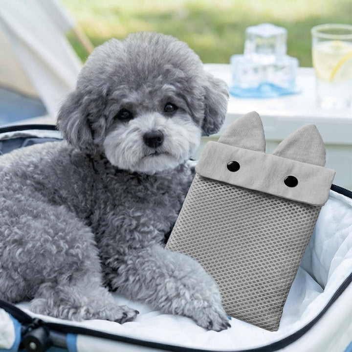 Generisch Eisbeutel-Hülle für Hunde,Luftpolster-Isoliertasche,Winter Handwärmer Tasche für Hunde - F