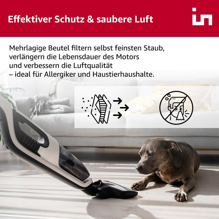 Invest - Staubsaugerbeutel, Beutel für Bosch: GAS 50, STARMIX ARD 1250, 1450, ARH 1050, 1250, ARM 12