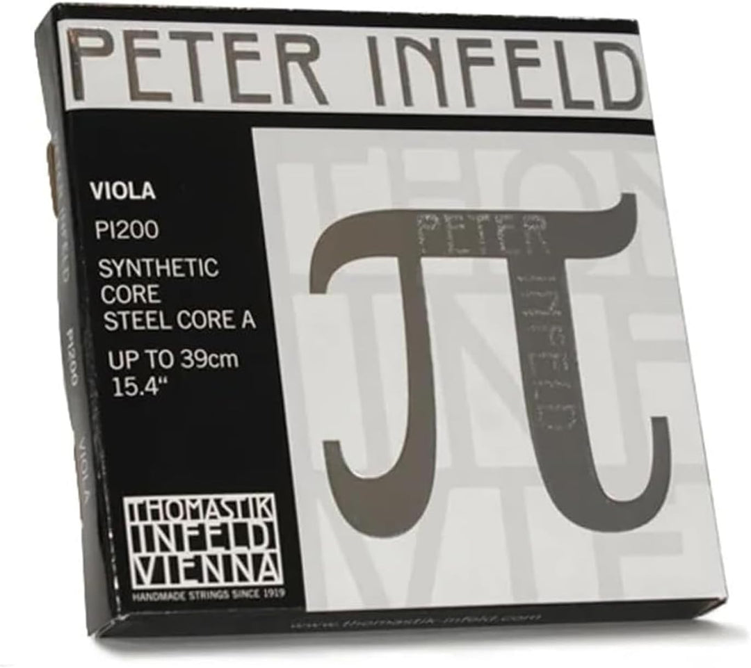 Thomastik 637920 Saiten für Viola PETER INFELD Synthetic Core, Satz 4/4 mittel