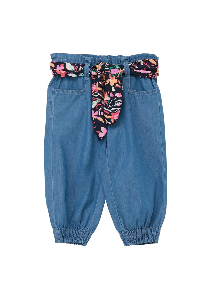 s.Oliver Mädchen Jeans Hose, Loose Fit, Blau