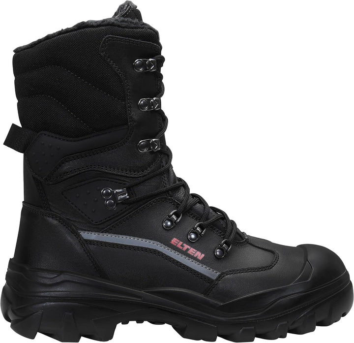 ELTEN Sicherheitsschuhe, Winter ERIC S3 CI, Damen und Herren, Leder/Textil, Stahlkappe, robust, Schw