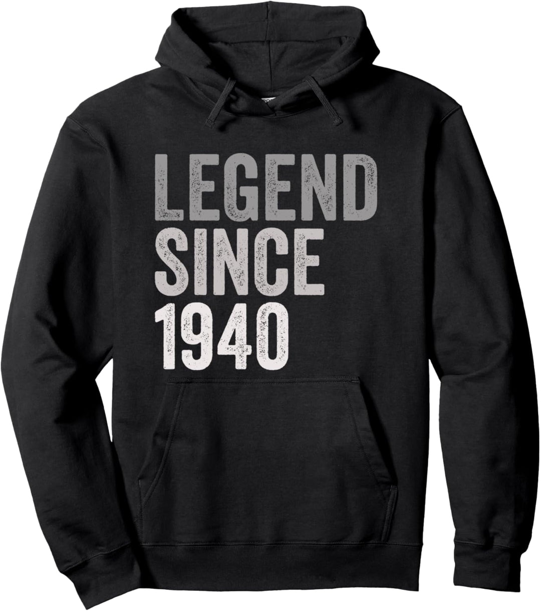 Legende Seit 1940 Lustiges Geburtstagsjahr Retro Legend Pullover Hoodie