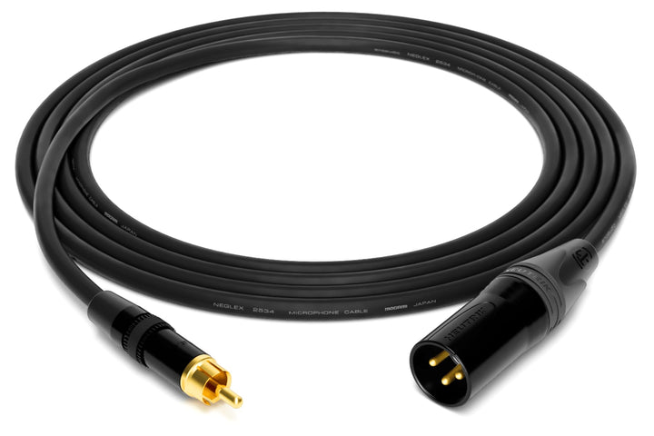 enoaudio Mogami 2534 Quad Professionel Studio Kabel | Neutrik Gold Cinch RCA - XLR male | HiFi, 2,0