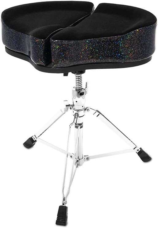 AHEAD SPG-BS-3 DRUM THRONE SPINAL-G BLACK SPARKLE- 3 LEG BASE