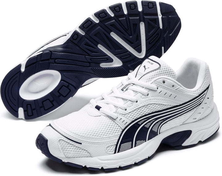 PUMA Unisex AxisSneaker 40 EU Puma White Peacoat, 40 EU Puma White Peacoat