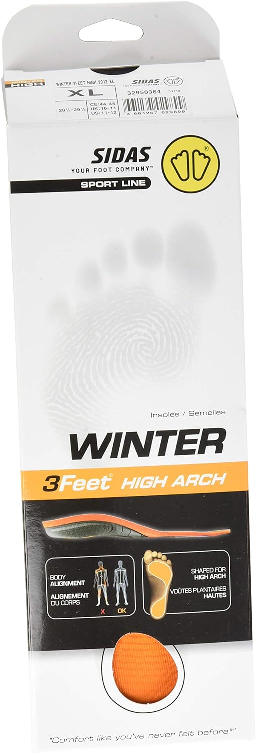 Sidas 3feet Winter High-einlegesohlen Sohlen XXL Orange, XXL Orange