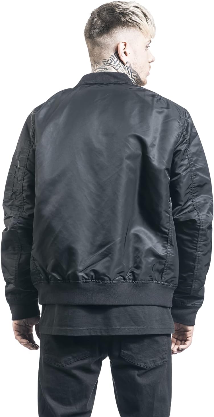 Vintage Industries Welder MA1 Jacke, schwarz, S S Schwarz, S Schwarz