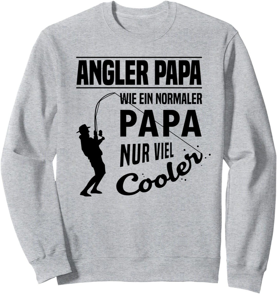 Fisch Angler Vatertagsgeschenk - Vater & Sohn Angeln Sweatshirt