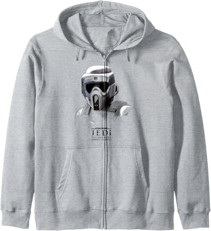 Star Wars Jedi: Fallen Order Grayscale Scout Trooper Kapuzenjacke