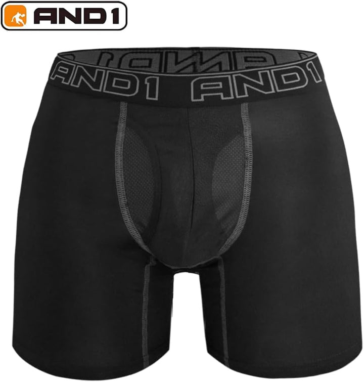 AND1 Sport Boxershorts 5er Pack Unterwäsche Herren Unterhosen Männer Retroshorts Boxer Brief Sportun