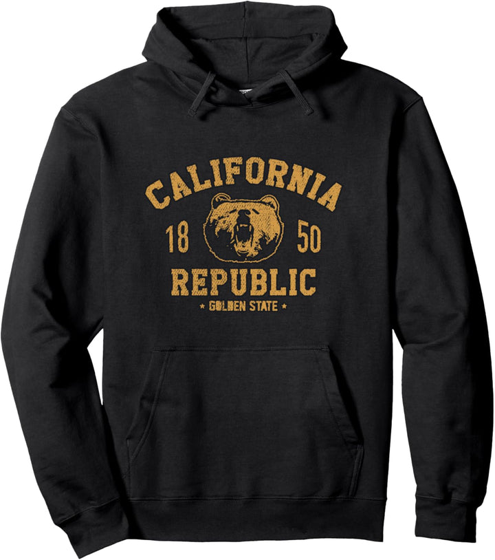 Kalifornien-Republik-Bär Cali State West Central Coast Pullover Hoodie