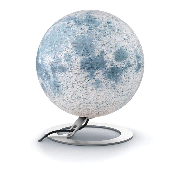 The Moon: National Geographich Globus Mond White, White