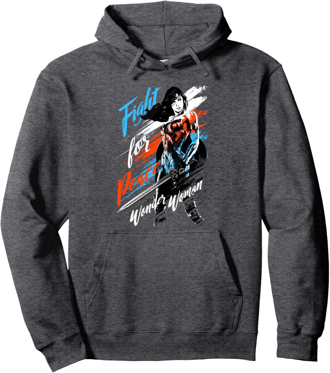 Wonder Woman Movie Fight For Peace Pullover Hoodie