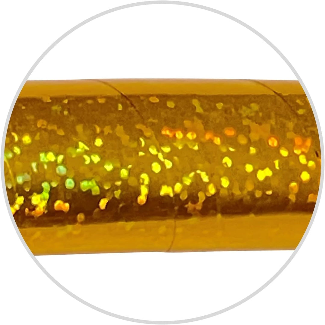 Glitter Hula Hoop Reifen, Ø80/90/100cm Gelb Ø80cm, Gelb Ø80cm