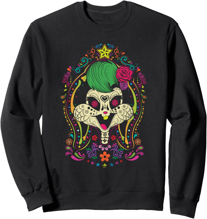 Looney Tunes Dia De Los Muertos Lola Bunny Halloween Sweatshirt